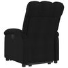 vidaXL Fauteuil inclinable noir tissu