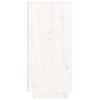 vidaXL Buffet blanc 110x36x75 cm bois massif de pin