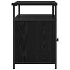 vidaXL Cabinet de chevet Ch&ecirc;ne noir Bois d'ing&eacute;nierie