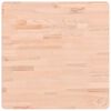 vidaXL Dessus de table 60x60x2,5 cm carr&eacute; bois massif de h&ecirc;tre