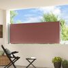 vidaXL Auvent lat&eacute;ral r&eacute;tractable de patio 100x300 cm Marron