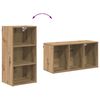 vidaXL Armoire suspendue Ch&ecirc;ne artisanal 40 x 29,5 x 80 cm
