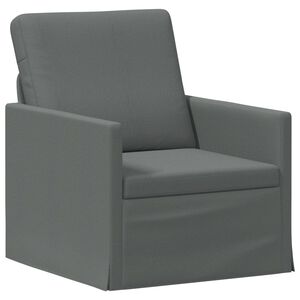 vidaXL Fauteuil Gris fonc&eacute; 70 x 81 x 82 cm Tissu
