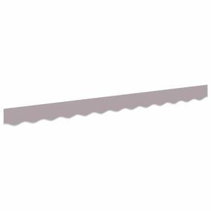 vidaXL Remplacement de lambrequin Gris clair 2,5 m Polyester