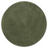 vidaXL Tapis HUARTE &agrave; poils courts doux et lavable vert for&ecirc;t &Oslash; 120 cm