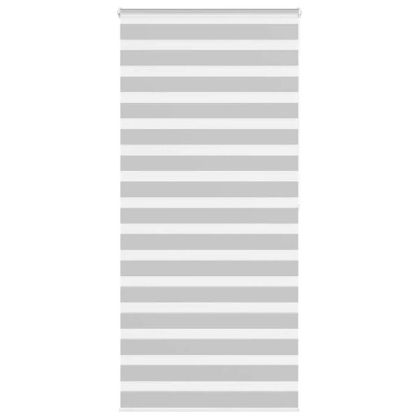 vidaXL Store z&egrave;bre gris clair largeur du tissu 110,9 cm polyester