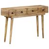 vidaXL Table console 110x30x75 cm bois de manguier massif