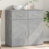 vidaXL Buffet gris b&eacute;ton 79x38x80 cm bois d'ing&eacute;nierie
