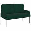 vidaXL Ensembles de canap&eacute;s 3 pcs Vert fonc&eacute; 115 x 56 x 80 cm