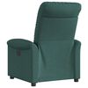 vidaXL Fauteuil inclinable Vert fonc&eacute; Tissu