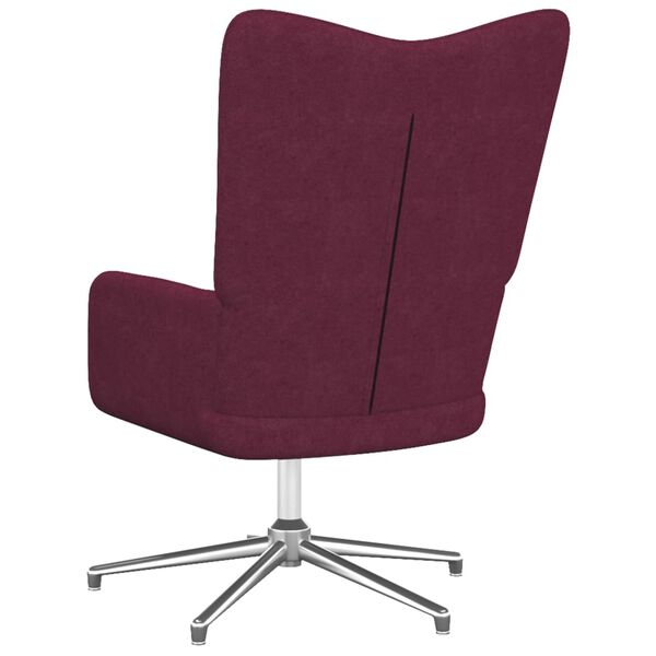 vidaXL Chaise de relaxation Violet Tissu