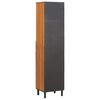 vidaXL Armoire de salle de bain avec &eacute;tag&egrave;re Marron 38 x 33 x 160 cm