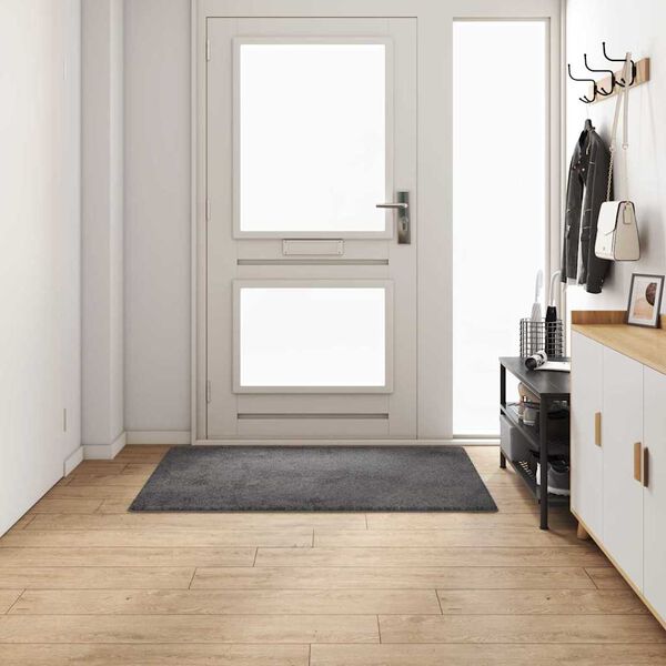 vidaXL Tapis Couloir Gris 100 x 150 cm