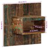 vidaXL Table de chevet multicolore 50x27x50 cm bois de r&eacute;cup&eacute;ration