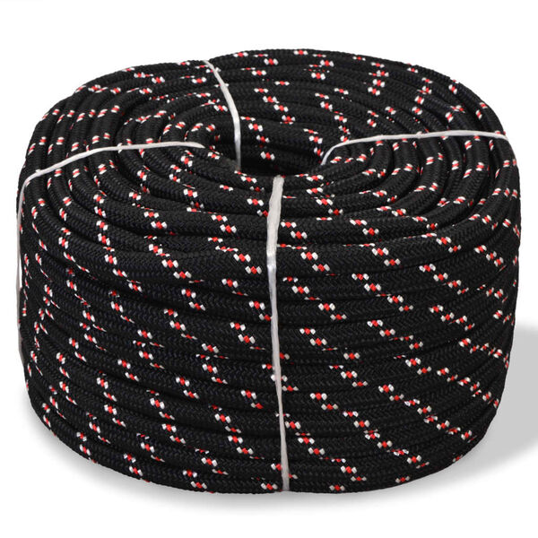 Corde De Bateau En Polypropylène Orange - 8 Mm X 100 M - Résistante Aux Intempéries Pour Navigation, Camping, Quai