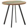 vidaXL Table de salle &agrave; manger 80 cm Bois de r&eacute;cup&eacute;ration massif
