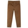 Pantalons pour enfants cognac 104