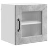 vidaXL Armoire de cuisine avec porte 2 pcs Gris b&eacute;ton 40 x 31 x 40 cm