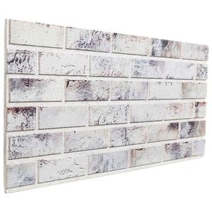 vidaXL Panneaux muraux 10 pc 100 x 50 cm Gris clair et noir Mousse EPS