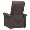 vidaXL Fauteuil de massage Marron Similicuir