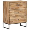 vidaXL Ensemble de buffet 2 pcs Bois de teck recycl&eacute;