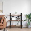 vidaXL &Eacute;tag&egrave;re Bois Ancien 100 x 33,5 x 102 cm Bois d'ing&eacute;nierie