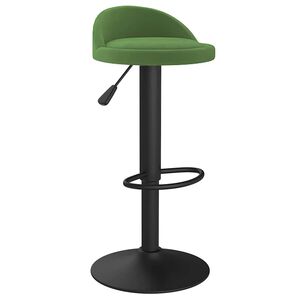 vidaXL Tabouret de bar Vert fonc&eacute; Velours