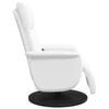 vidaXL Fauteuil de massage inclinable Blanc 71 x 90 x 105 cm
