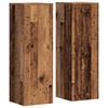 vidaXL Supports pour plantes 2 pcs vieux bois bois d'ing&eacute;nierie