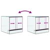 vidaXL Terrarium avec stockage Transparent 30 x 30 x 30 cm Verre