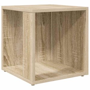 vidaXL Table d'appoint Ch&ecirc;ne sonoma 33x33x34,5 cm Agglom&eacute;r&eacute;