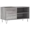 vidaXL Armoire &agrave; disques sonoma gris 85x38x48 cm bois d'ing&eacute;nierie