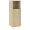 vidaXL Armoire de salle de bain Ch&ecirc;ne sonoma Bois d'ing&eacute;nierie