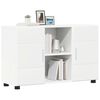 vidaXL Buffet FLORIN Blanc 88,5 x 30,5 x 55,5 cm Bois d'ing&eacute;nierie