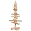 vidaXL Arbre de No&euml;l en bois pour d&eacute;coration 60 cm bois massif de pin