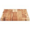 vidaXL &Eacute;tag&egrave;res flottantes 2 pcs 80x30x2 cm acacia massif &agrave; l'huile