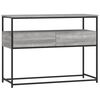 vidaXL Table console sonoma gris 100x40x75 cm bois d'ing&eacute;nierie