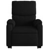 vidaXL Fauteuil de massage inclinable Noir Tissu