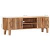 vidaXL Meuble TV 130x30x45 cm Bois d'acacia massif