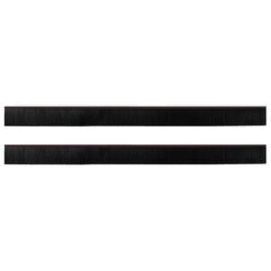 vidaXL Brosses de porte adh&eacute;sives 2 pc 100 cm Alliage d'Aluminium