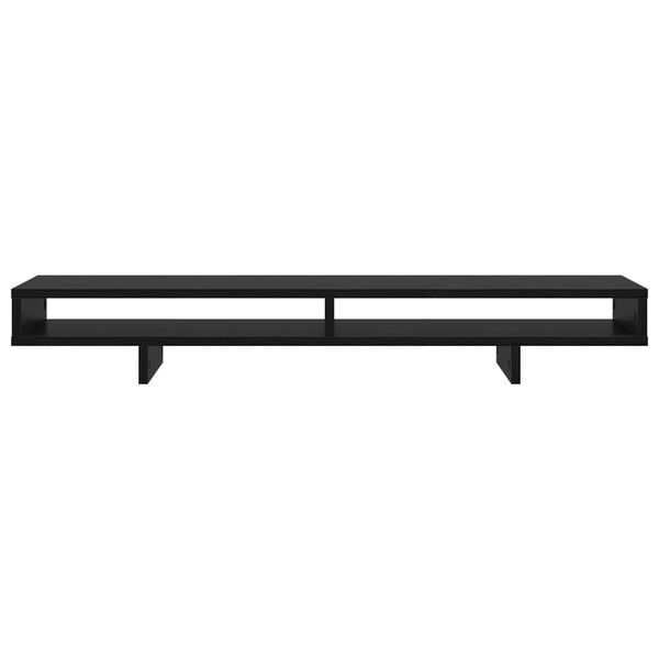 vidaXL Support de moniteur Noir 100 x 27 x 13 cm Bois d'ingénierie