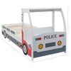 vidaXL Lit voiture de police avec matelas pour enfants 90x200cm 7 Zone
