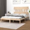 vidaXL Cadre de lit sans matelas 150x200 cm bois massif