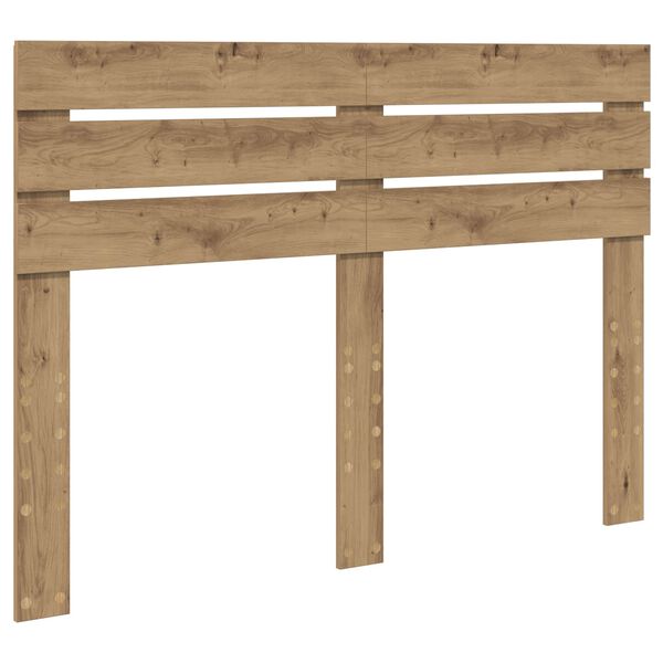 vidaXL T&ecirc;te de lit Ch&ecirc;ne artisanal 160 cm Bois d'ing&eacute;nierie