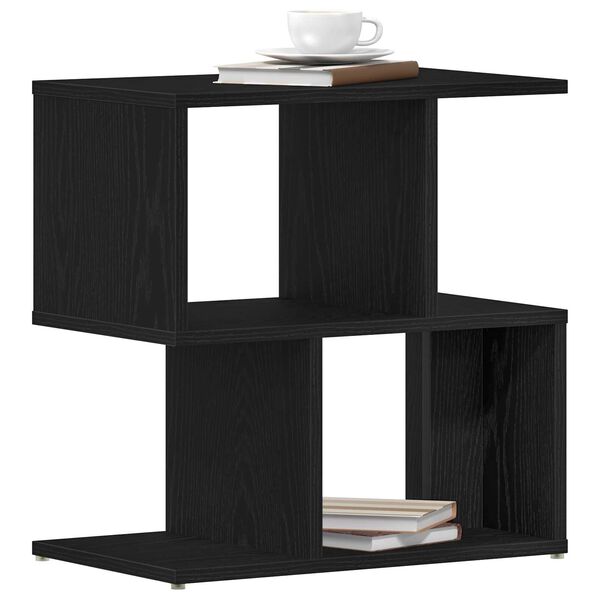 vidaXL Cabinet de chevet 2 pcs Ch&ecirc;ne noir 50 x 30 x 51,5 cm