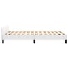vidaXL Cadre de lit sans matelas blanc 120x200 cm similicuir