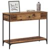 vidaXL Table console Bois ancien 100 x 34.5 x 75 cm Bois d'ing&eacute;nierie