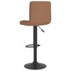 vidaXL Tabouret de bar Marron Tissu