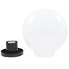vidaXL Lampes à LED sous forme de boule 4 pcs Sphérique 25 cm PMMA