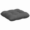 vidaXL Coussins de siège 4 pcs Gris foncé 45 x 45 x 12 cm tissu